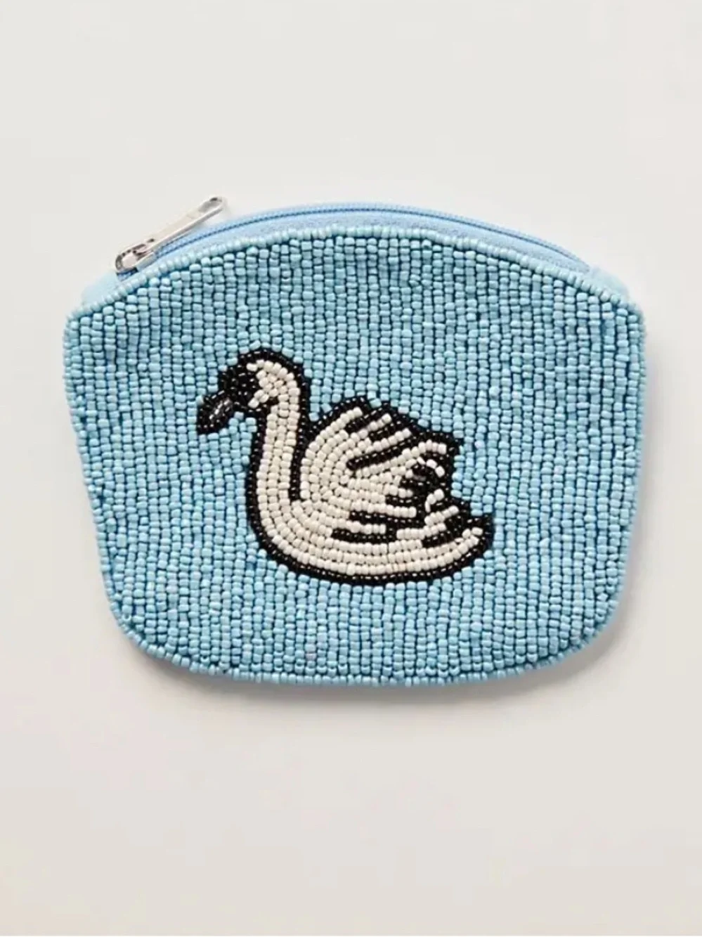 Free People Swan Lake breaded wallet blue NWT